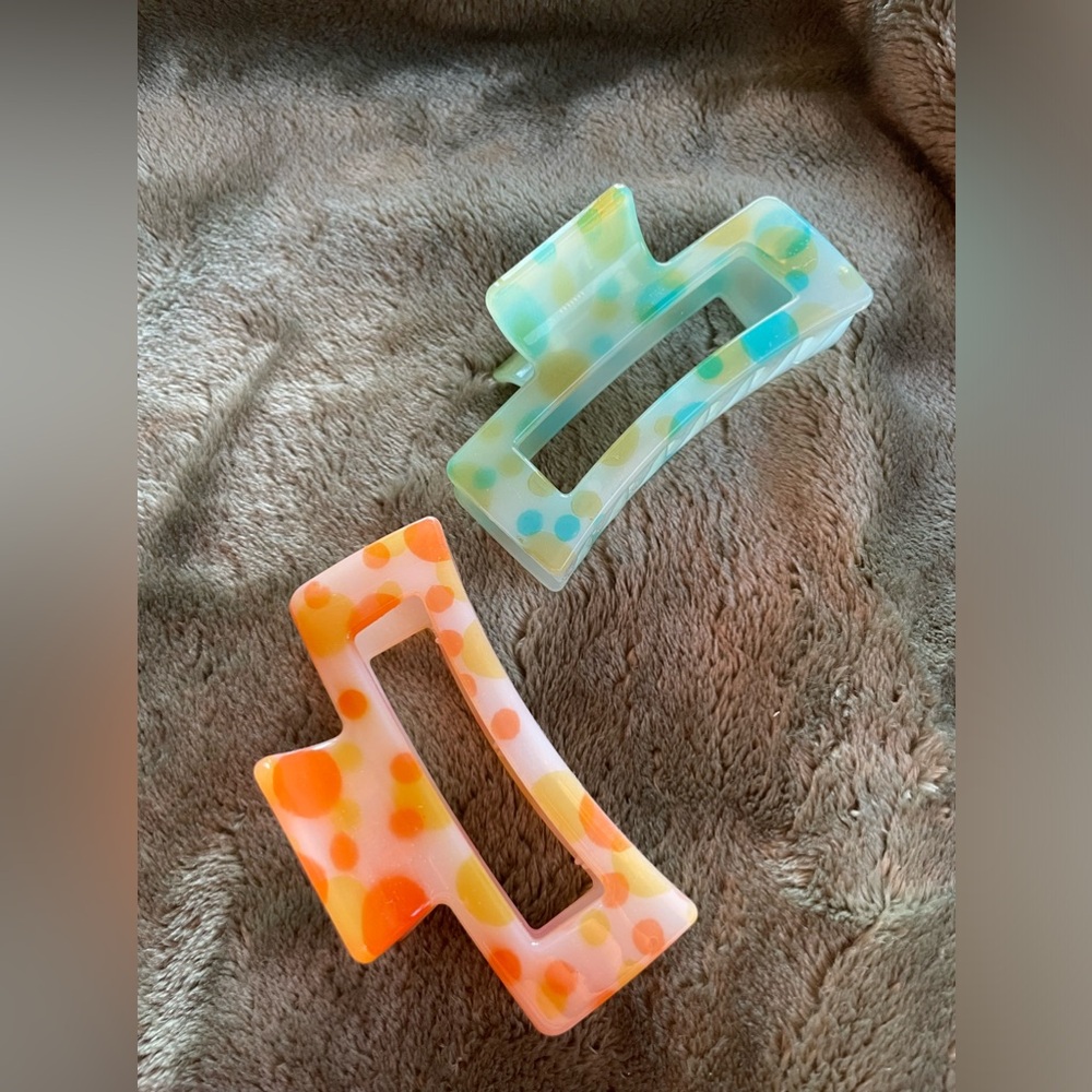 Polka Dot claw clip